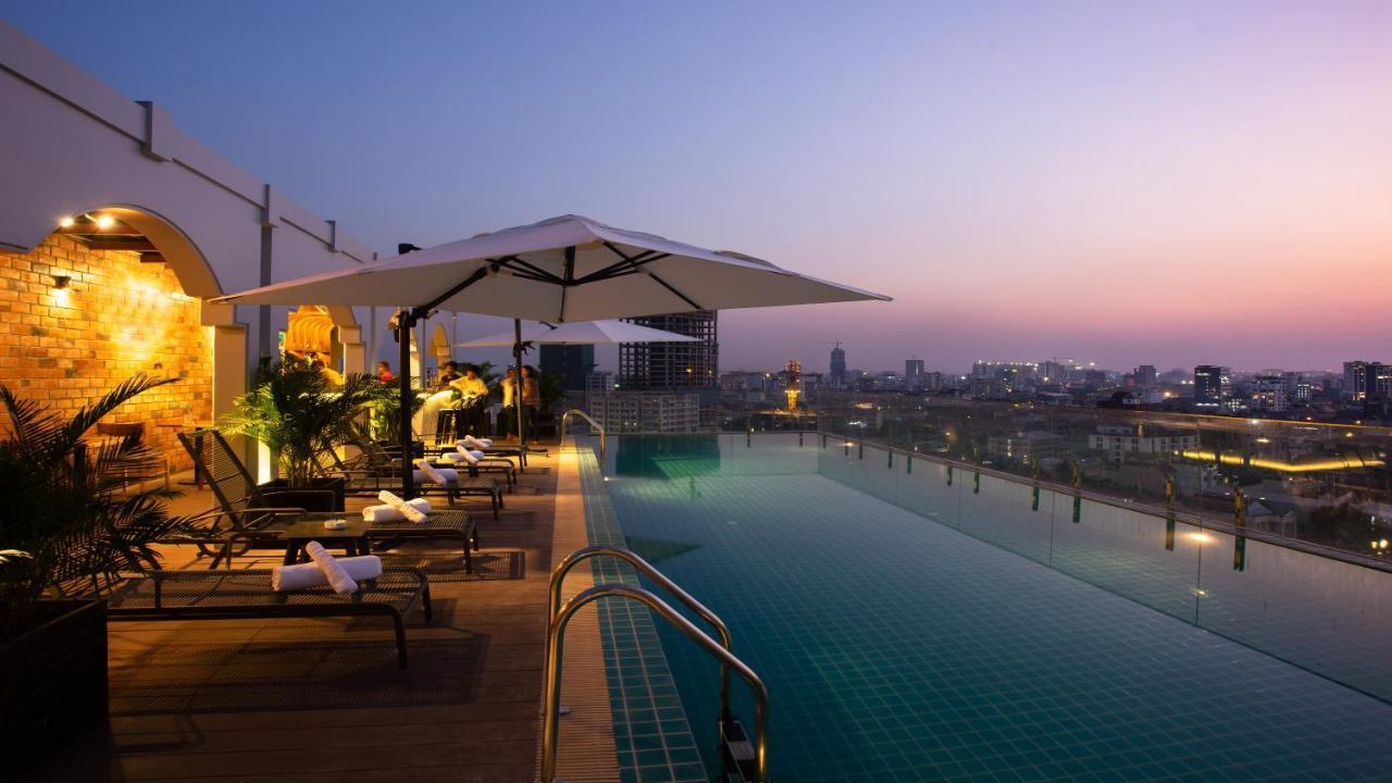 Tk View Hotel & Apartment Phnom Penh Exterior foto