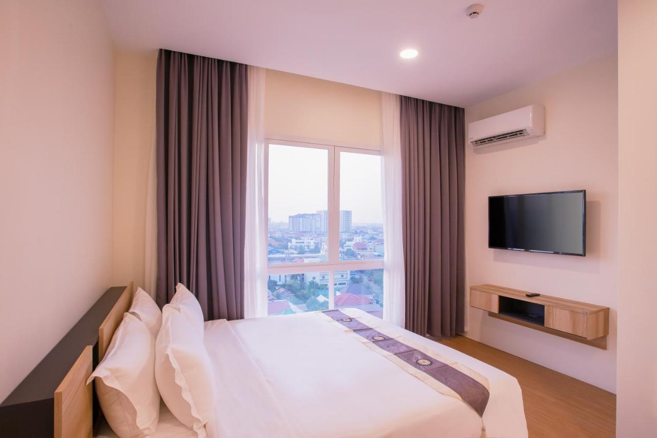 Tk View Hotel & Apartment Phnom Penh Exterior foto